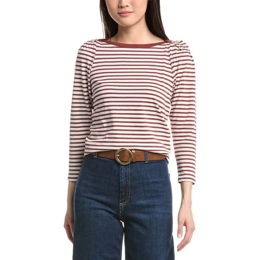 Nation Ltd Womens  Amelie Top, Brown
